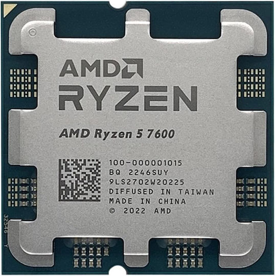 AMD Ryzen 5 7600 3.8GHz Procesor cu 6 nuclee pentru Socket AM5
