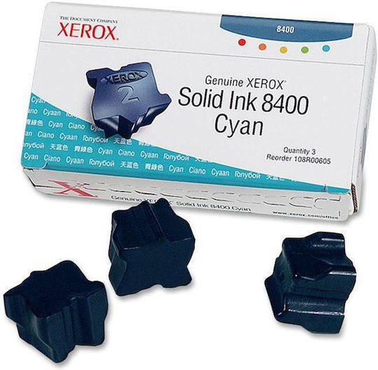 Xerox Γνήσιο Πακέτο Μελανιών Εκτυπωτή InkJet Κυανό (108R00605)