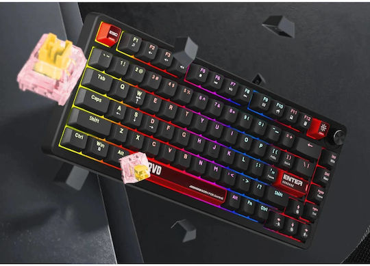 Marvo Titan Gaming Μηχανικό Πληκτρολόγιο Tenkeyless με RGB φωτισμό (Αγγλικό US)
