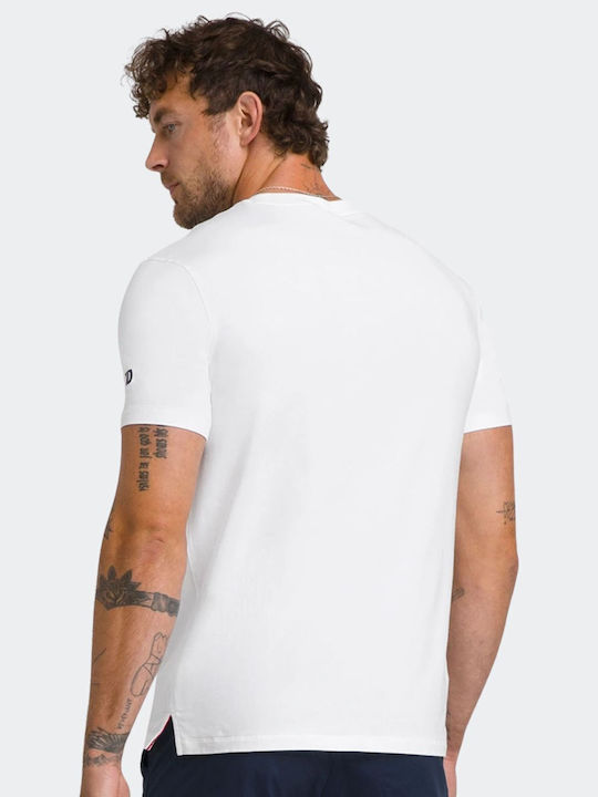 Wilson WM00009331WTA Herren Tenniskleidung Weiß