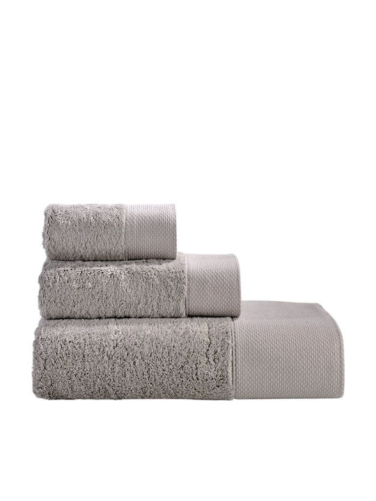 Down Town Home Πετσέτα Χεριών New Rosa Linen Βάρους 600gr/m²