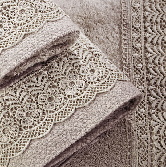 Down Town Home Σετ 3τμχ Beige Βάρους 600gr/m²