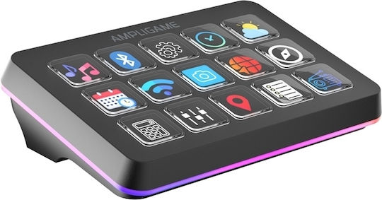 Fifine Stream Deck AmpliGame D6 Stream Controller Deck with RGB για PC