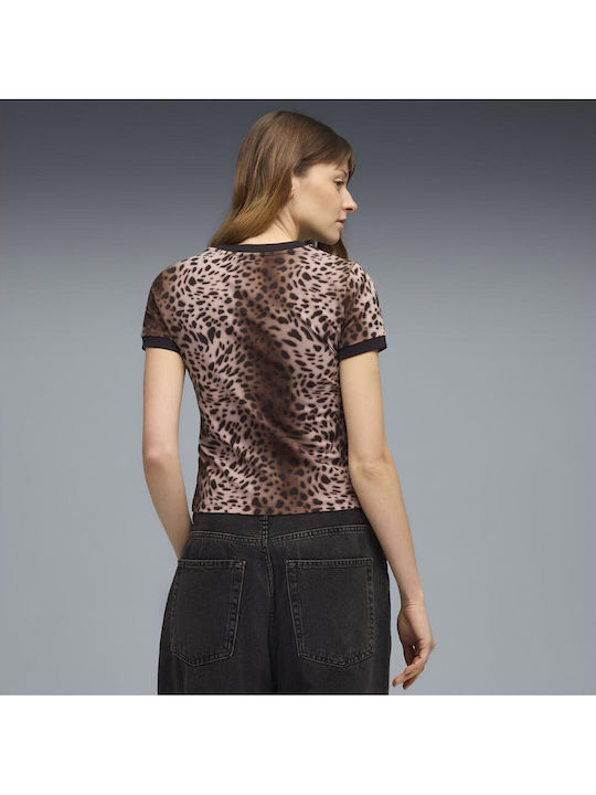 Ess Women's Sports T-shirt Brown