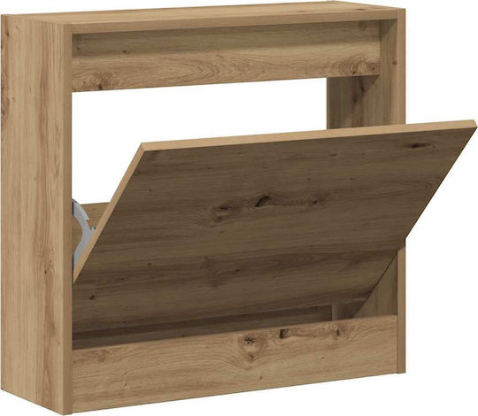 Wooden Shoe Organizer Brown 60x21x57cm