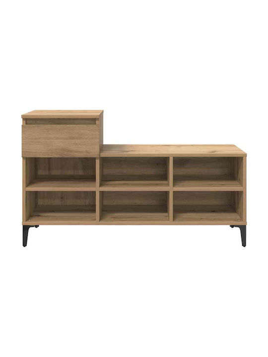 Holz Schuhschrank 102x36x60cm