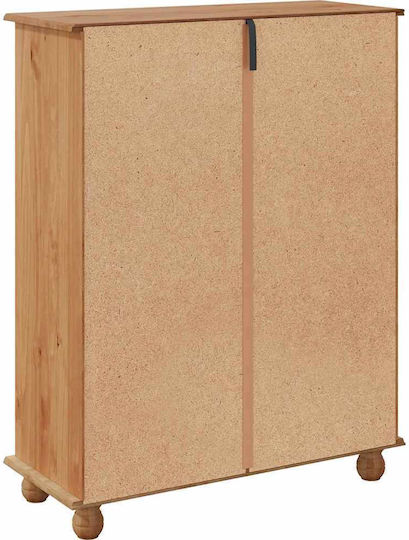 Schuhschrank aus Massivholz 85x35x108cm