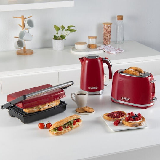 Pyrex Kettle 1.7lt 2200W Red