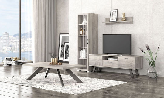 Rectangular Central Coffee Table No 14 Wooden Walnut M120xW70xH42cm