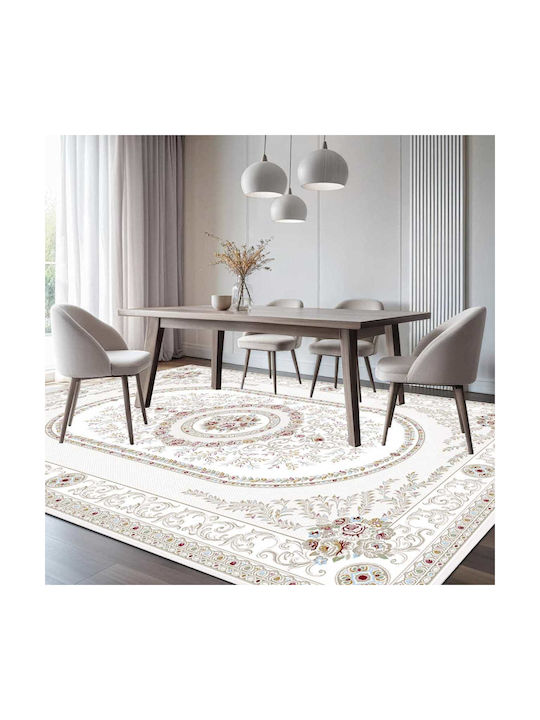 Homeone M712 Rutschfest Teppich Rechteckig Synthetisch,Polyester/Cotton/Leather