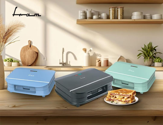 Fram Sandwich Maker for 2 Sandwiches 700W Black