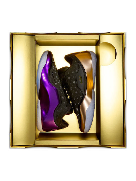 LeBron 23 "The Chosen One and The One Who Chose" Low Basketball Shoes Black / Metallic Gold / Vivid Purple