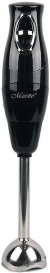 Maestro MR564 Blender De Mână Cu Tijă Din Inox 300W Negru