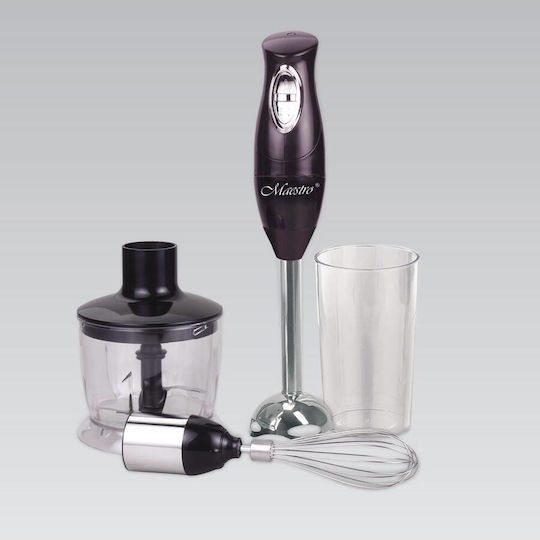 Maestro MR564 Blender De Mână Cu Tijă Din Inox 300W Negru