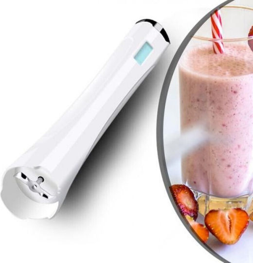 Herzberg Handmixer mit Kunststoff-Stab 300W Weiß