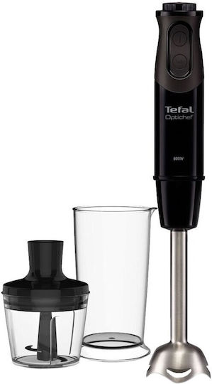 Tefal Optichef 2 In 1 Ραβδομπλέντερ με Ανοξείδωτη Ράβδο 800W Μαύρο