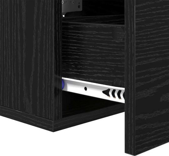 Nachttisch Black oak 35x35x20cm