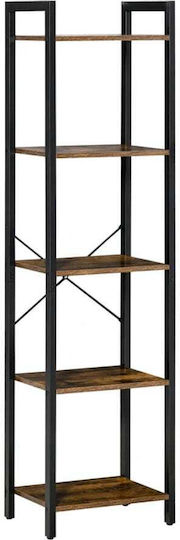 Библиотека Industrial Style Кафява 40x30x154см