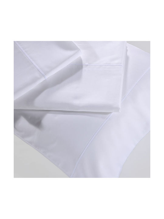 Down Town Home S250 Pillowcase Set with Envelope Cover 01 White 52x75cm.