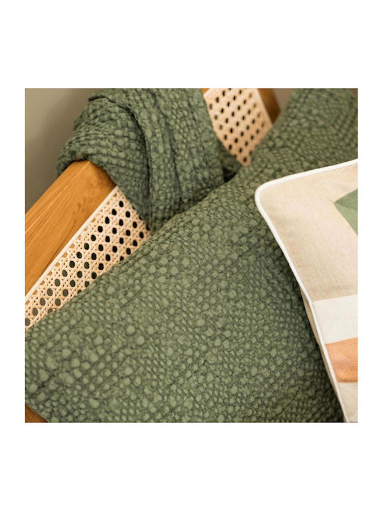 Vivaraise Tana Sofa Throw 2 Seater 180x260cm Olive