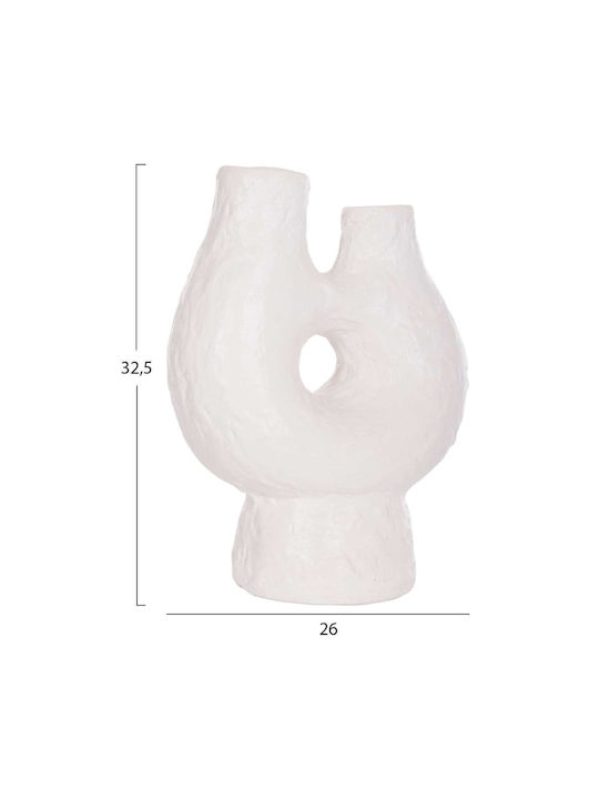 Freebox Set Ceramic Decorative Vases Orange 2 Pieces