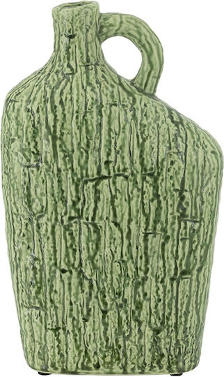 Artekko Decorative Ceramic Vase Bliss Green 21.5x10xH35cm