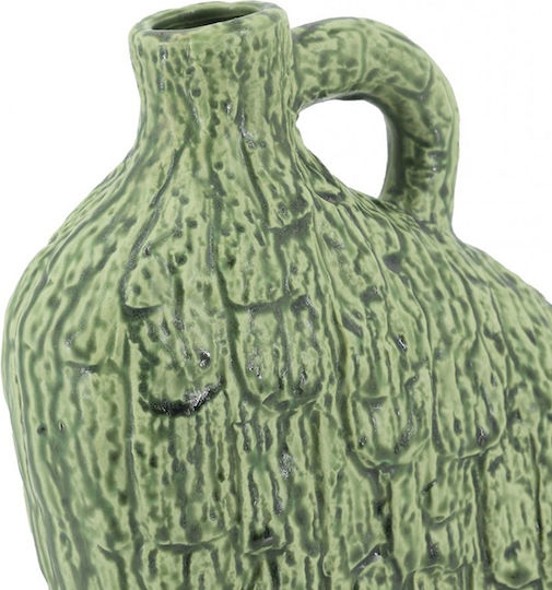 Artekko Decorative Ceramic Vase Bliss Green 20.5x8xH21cm
