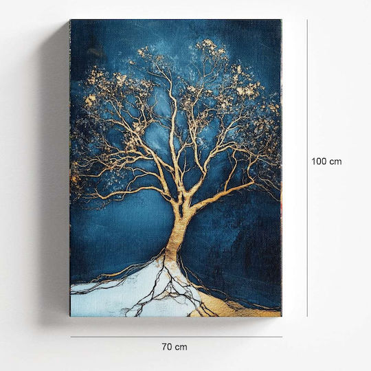 Canvas Painting 528lsr1254 70x100cm Multi Wallity Vertical Wood Canvas