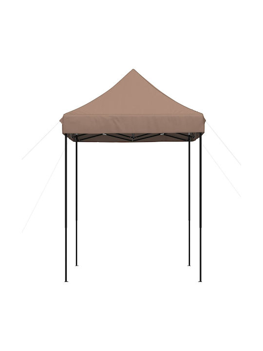 vidaXL Gazebo Pliabil De Grădină Maro 2x2m