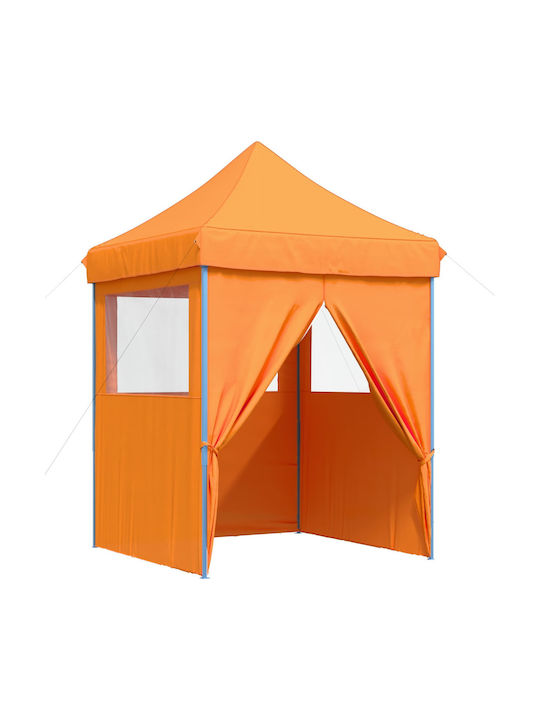 vidaXL Foldable Garden Gazebo Orange 2x2m