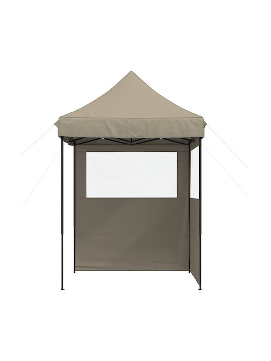 vidaXL Foldable Garden Brown Gazebo 2x2m
