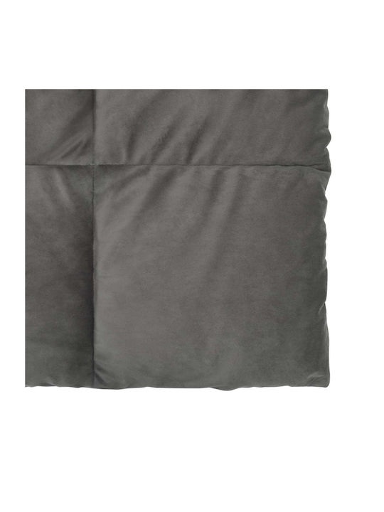 vidaXL Set Duvet Cover 155x220cm Single with Pillowcase Light Grey