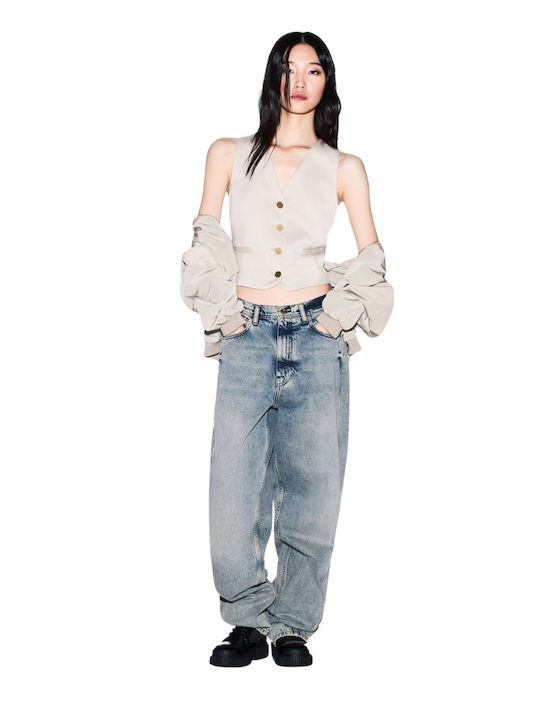 Beige Damen Weste