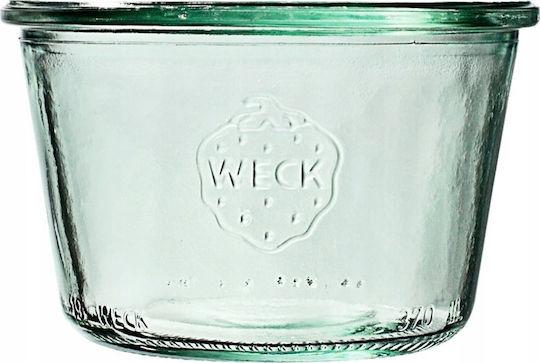 Weck Set 6Stück Gläser Allgemeine Verwendung mit Deckel Glas Transparent 370ml