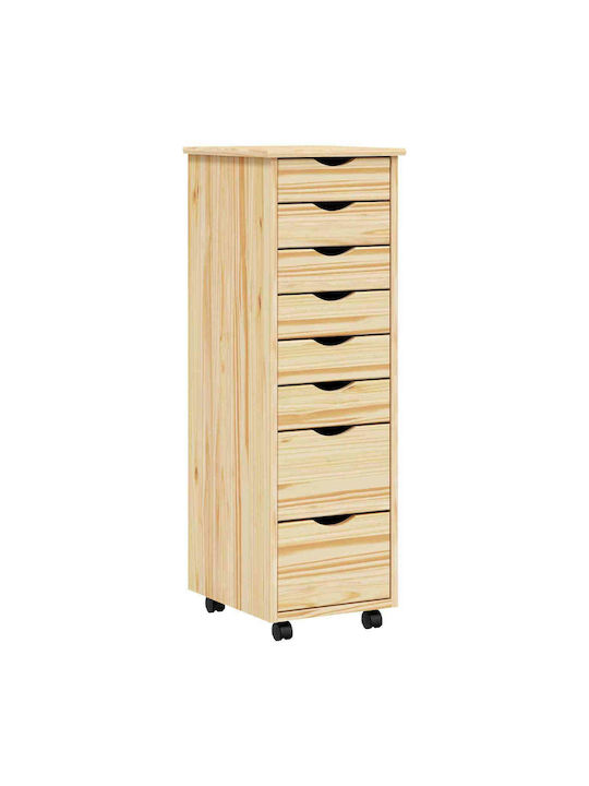 Schublade Büro Transparent Varnish 34x39x103cm
