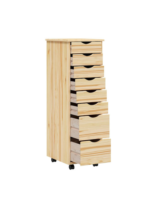 Schublade Büro Transparent Varnish 34x39x103cm