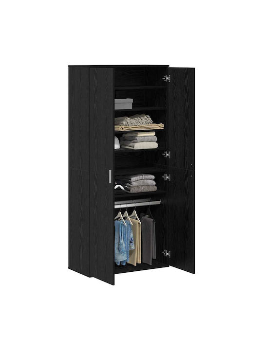 În picioare pe podea de Birou Black Oak 80x39x178cm