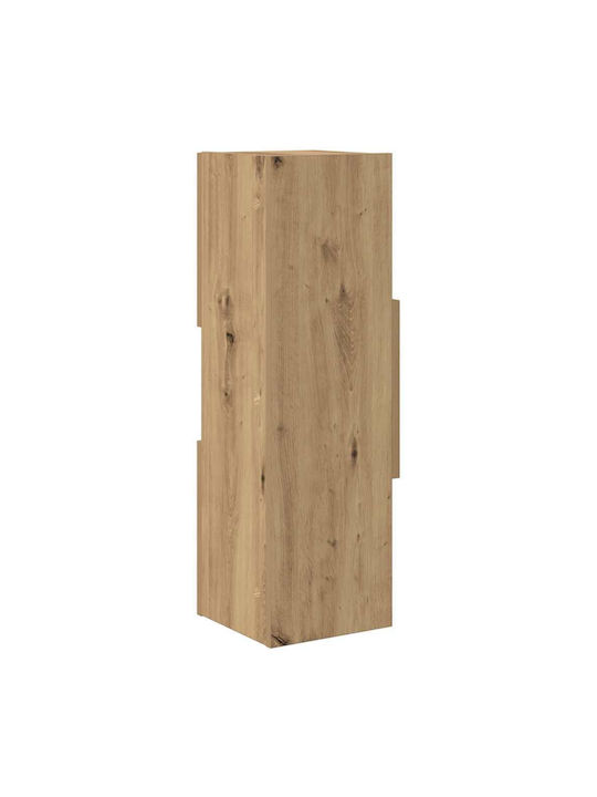 Office Storage Chipboard Cabinet White L25.5xW25xH80cm