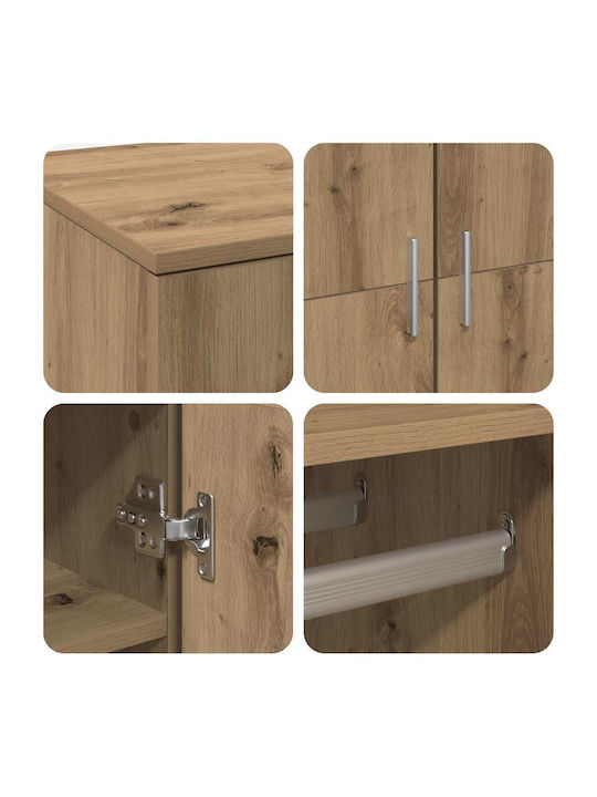 Kleiderschrank Büro Walnut 80x39x178cm