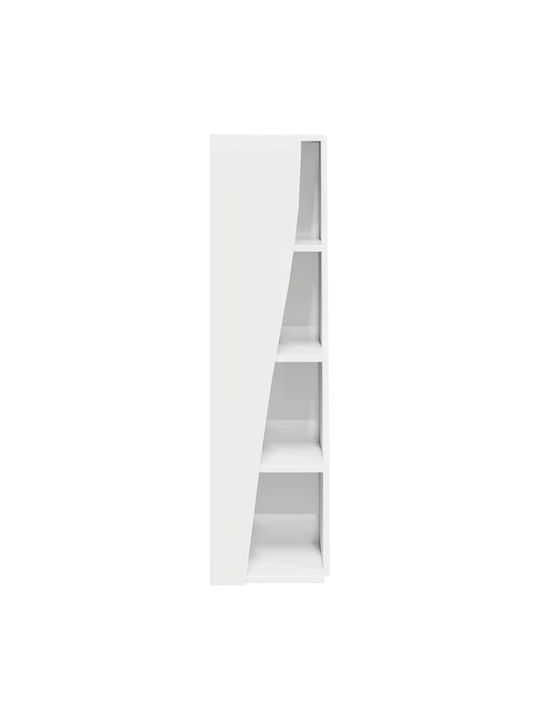 Office Storage Chipboard Cabinet White L27.5xW27xH102cm