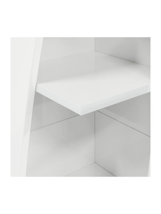 Office Storage Chipboard Cabinet White L27.5xW27xH140cm