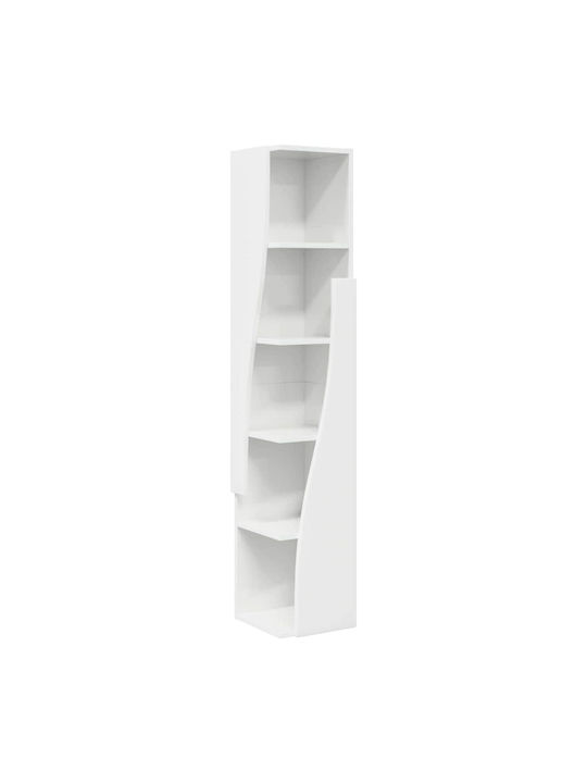 Office Storage Chipboard Cabinet White L27.5xW27xH140cm