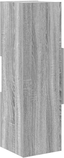 Дървен Бюро Шкаф Бял 25.5x25x80см