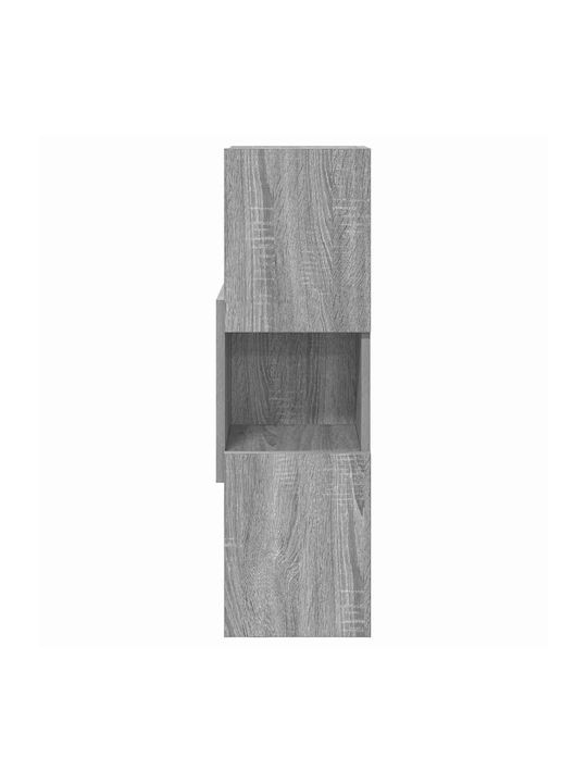 Cabinet De Birou Din Lemn Alb 25.5x25x80cm