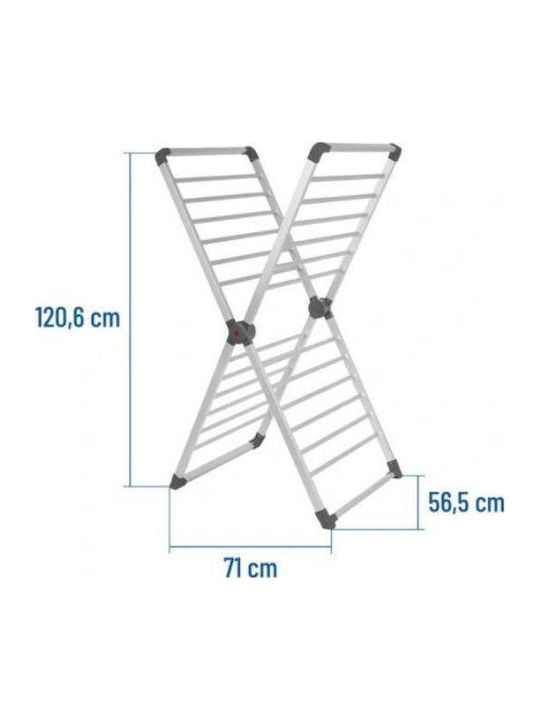 N'Oveen Folding Electric Floor Clothes Drying Rack Made of Aluminum
