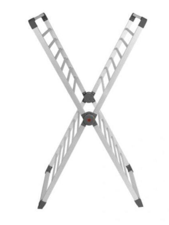 N'Oveen Folding Electric Floor Clothes Drying Rack Made of Aluminum