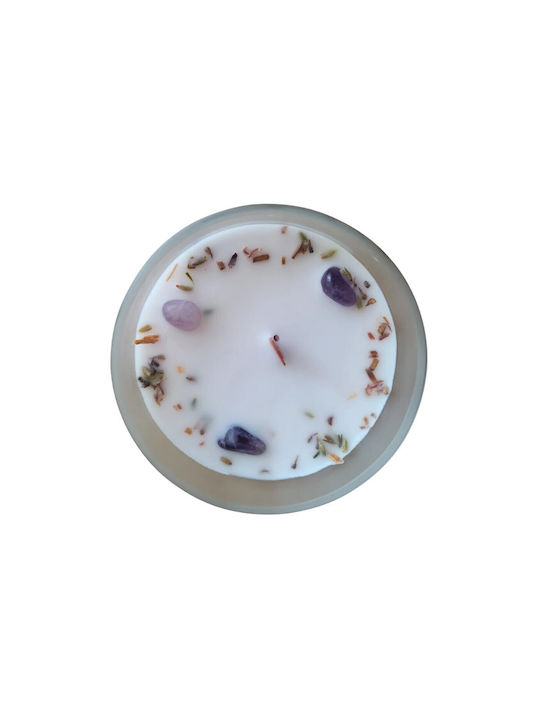 Green Tree Candle Company Aromatic Soy Candle in Jar with Lavender Scent 256g