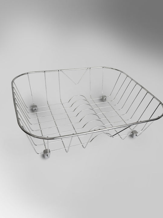 Schock W15 Στραγγιστήρι Γούρνας Inox Ασημί 39x33cm