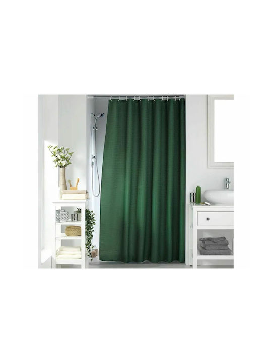 Flamingo Quartz Κουρτίνα Μπάνιου Υφασμάτινη 180x200 cm Khaki