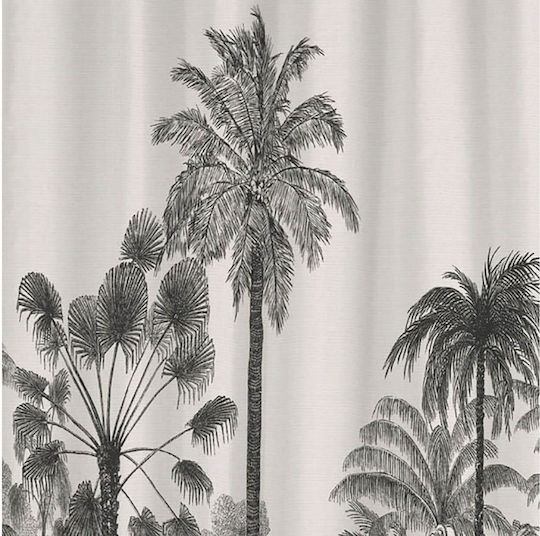 Cocoty Duschvorhang Stoff 180x200cm Gray